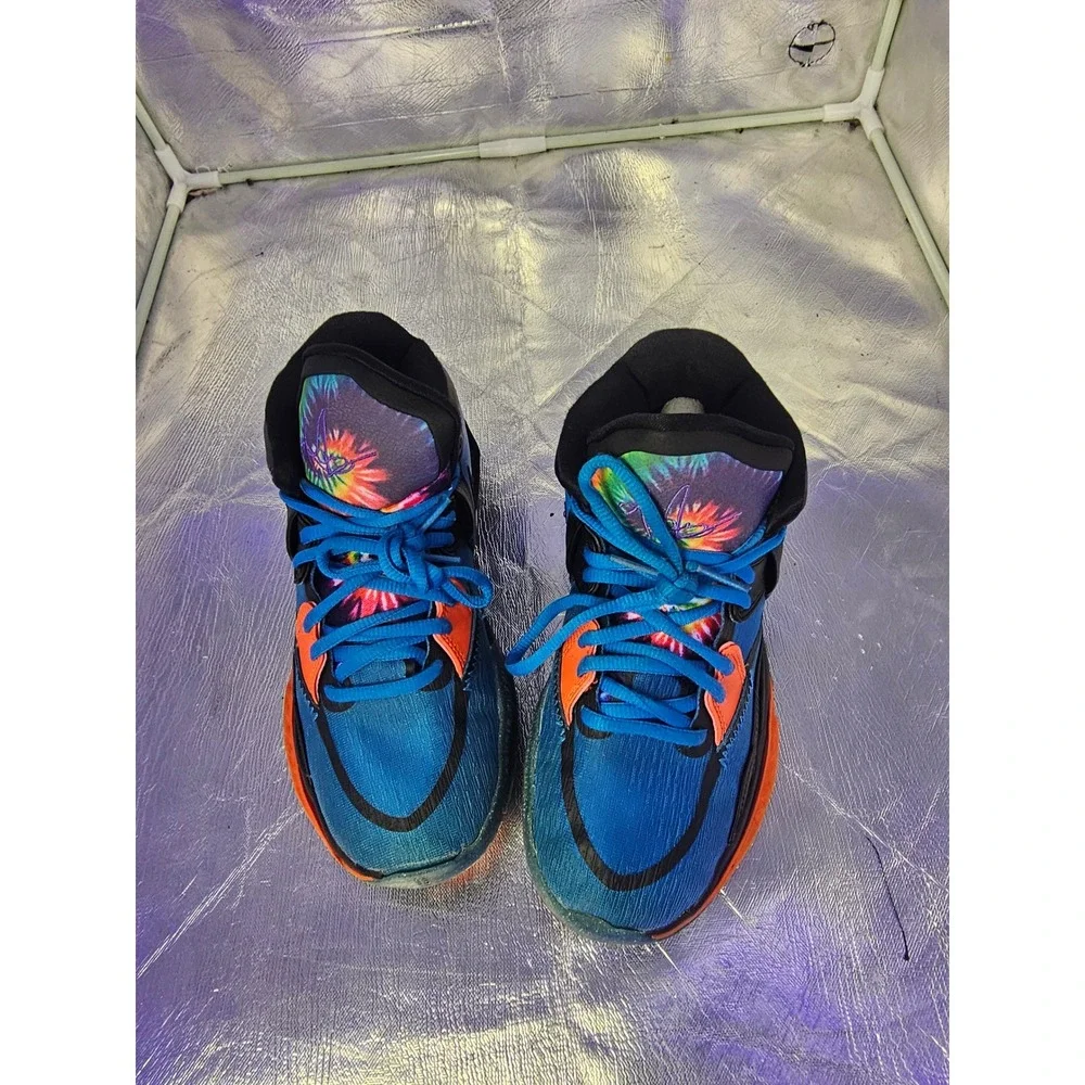 Nike Kyrie Infinity GS Siren Blue Psychic Purple Tie Boys Size 4.5Y